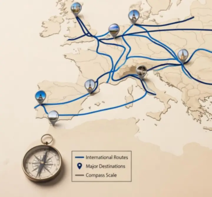 Térképes áttekintés a 2026-os ajánlott úti célokról
